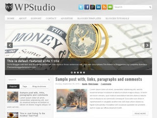 WpStudio blogger template