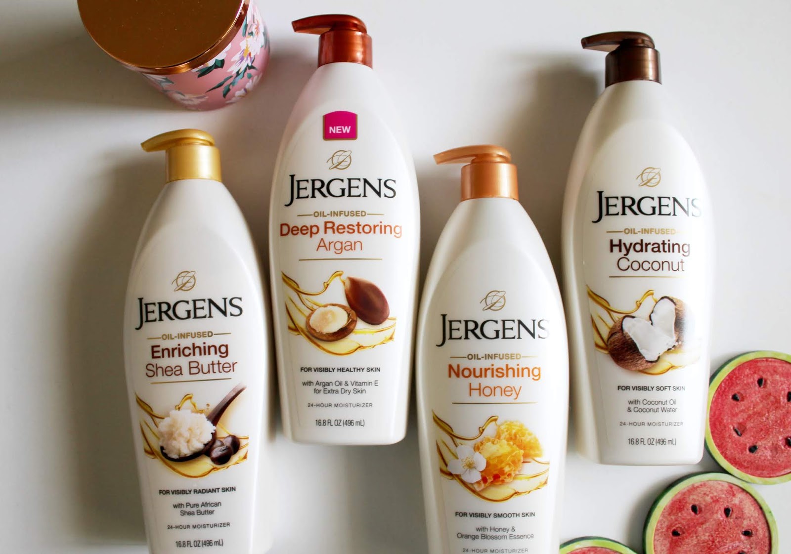 New Release and Review Jergens OilInfused Body Lotions
