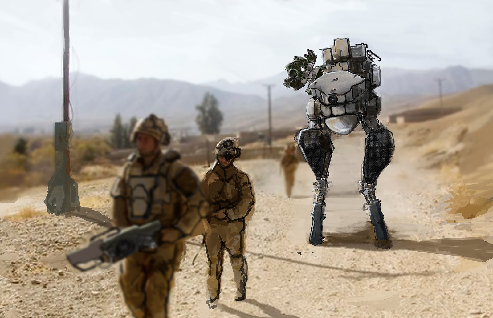 Robots in military