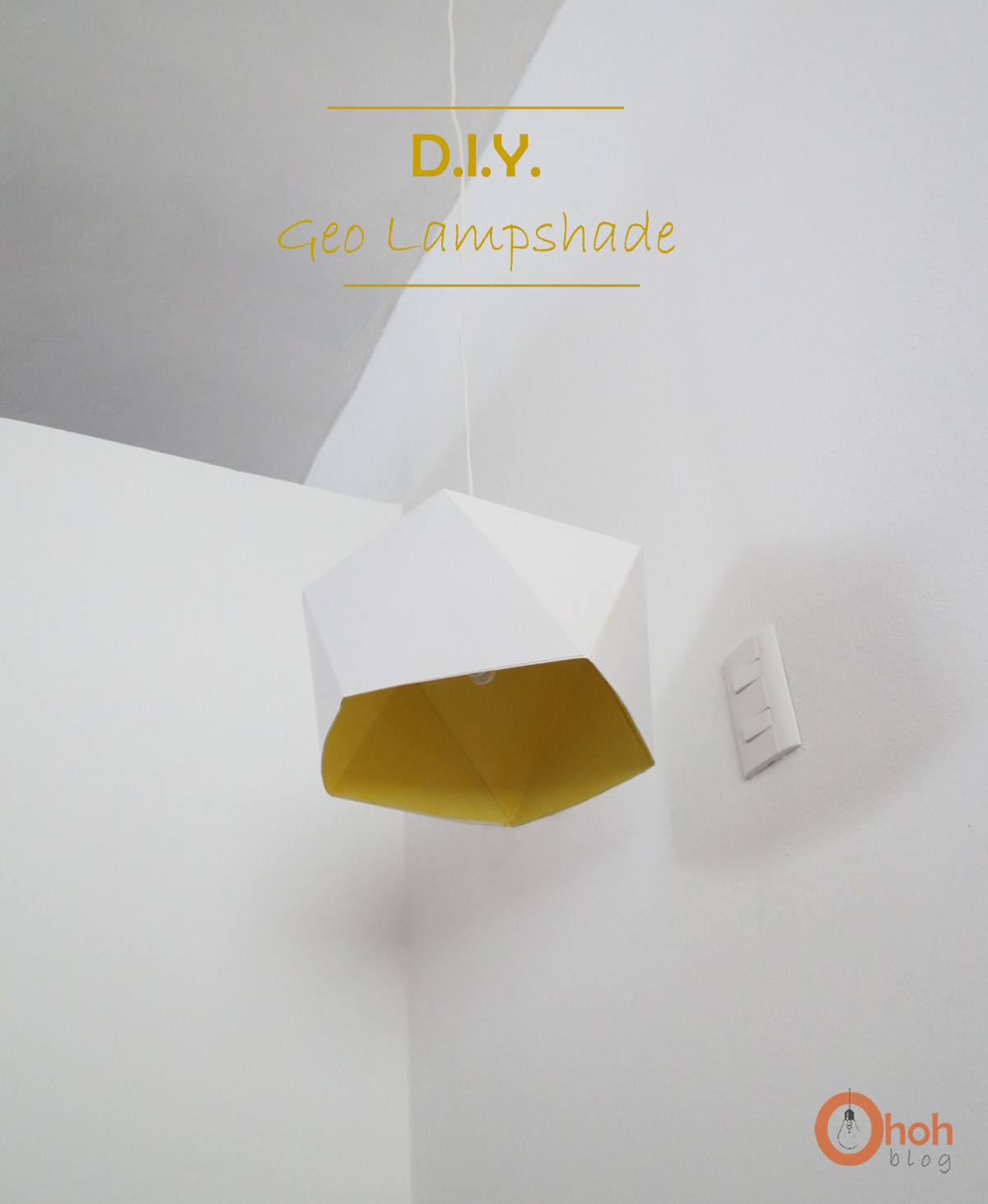 DIY Un superbe lustre en origami