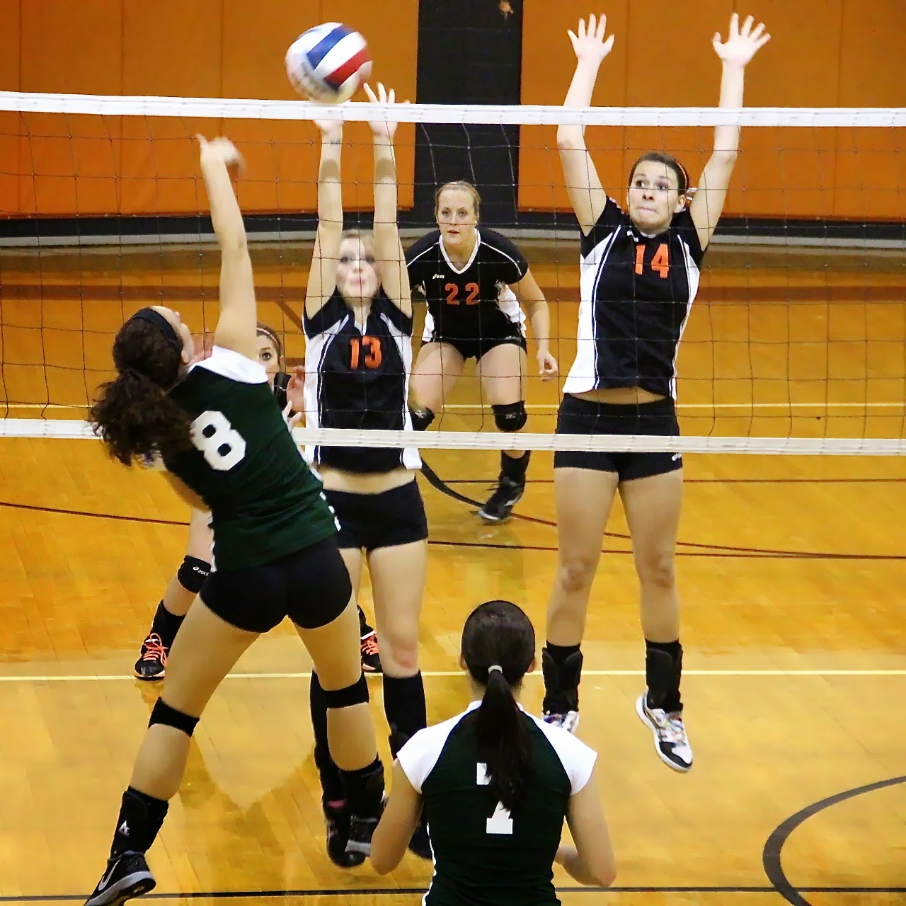 Port Allegany Online Port vs. Oswayo Valley volleyball Action