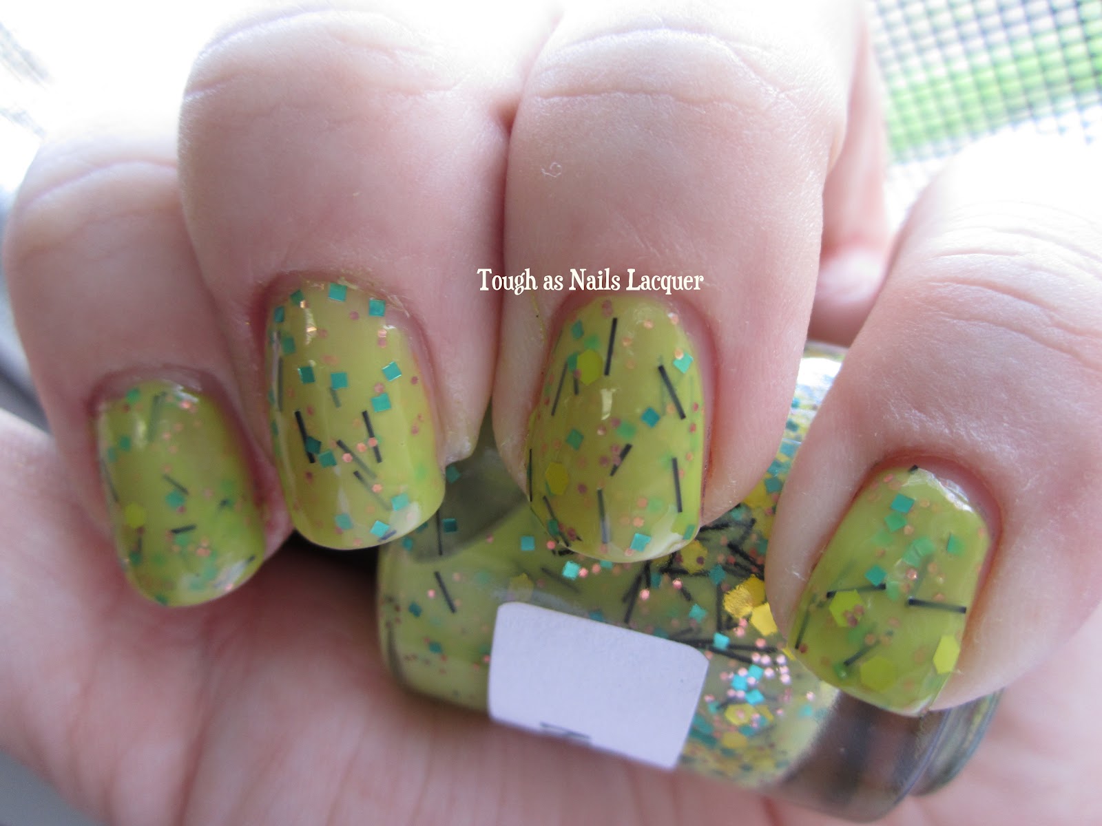Tough As Nails Lacquer: Fixation Polish: Lime Crush
