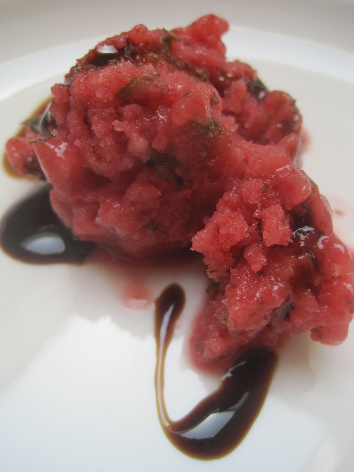 Strawberry Basil Sorbet (no Ice Cream Maker Necessary!)