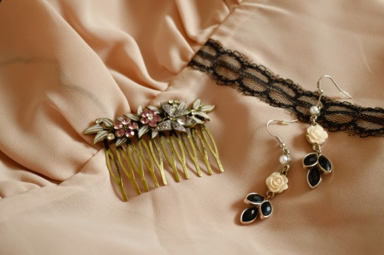 jewellry, outfit, cherry blossom, nude, pink