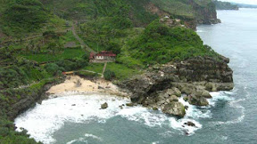 The beauty of nature Nampu beach in Wonogiri