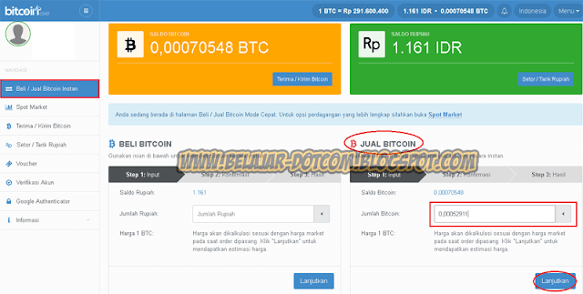 Cara Menjual Bitcoin ke Rupiah di Blockchain Melalui Bitcoin.co.id