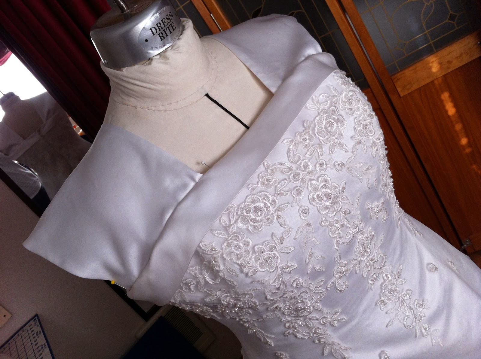 Sew Chic Pattern Company: Wedding Gown Redesign
