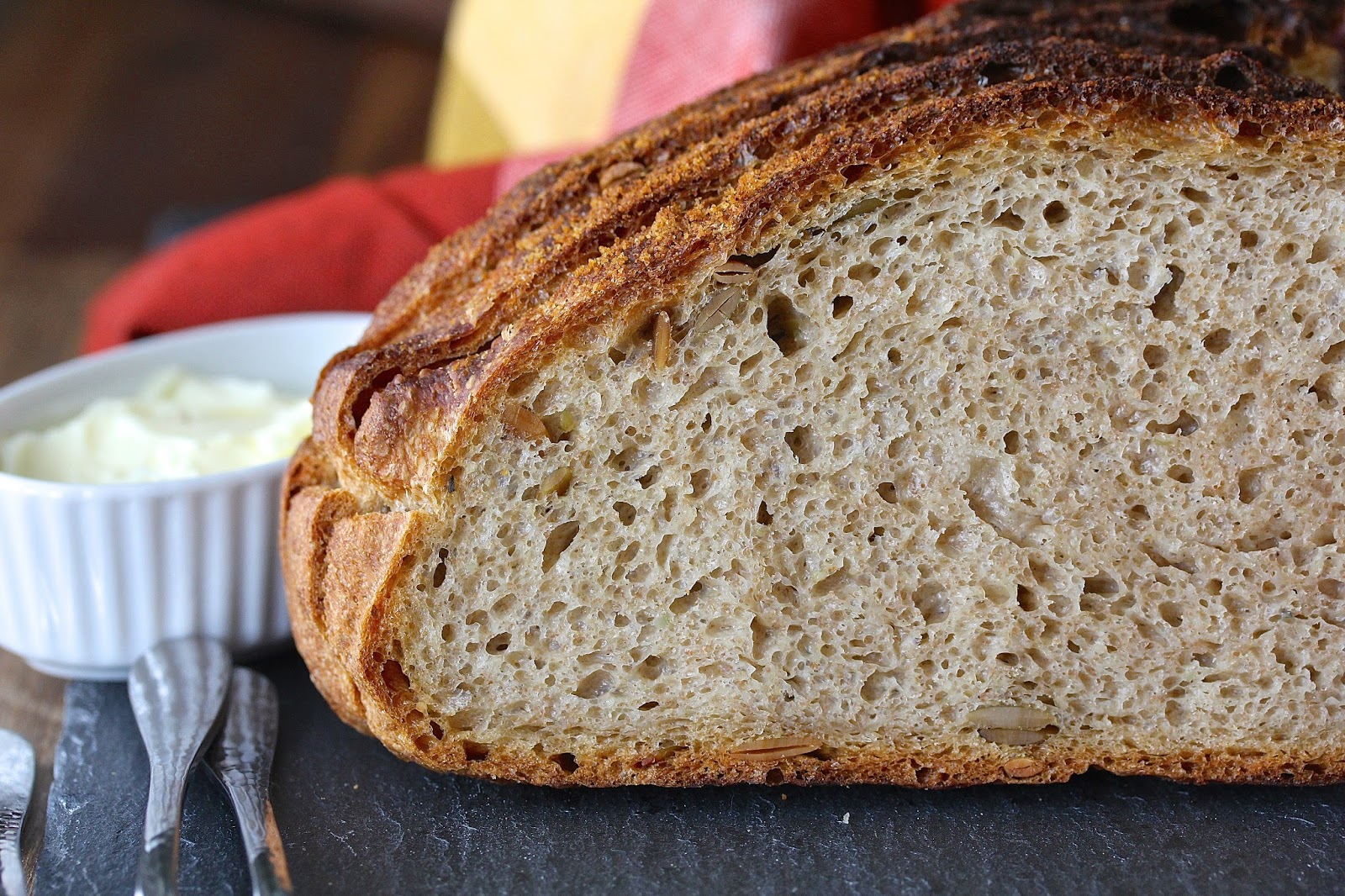 Hearty Whole Wheat Bread with Toasted Pumpkin Seeds Karen's Kitchen