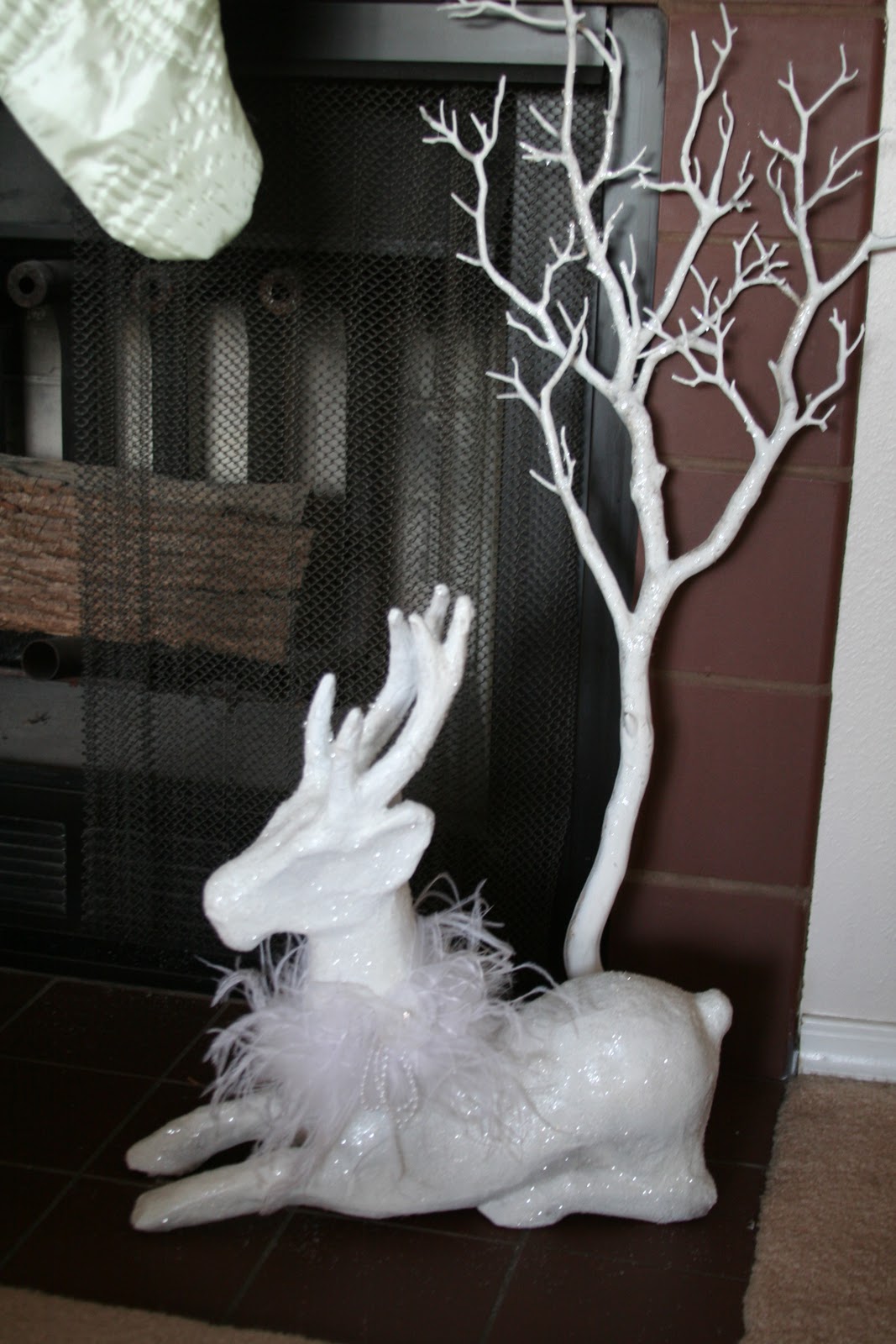 For the love of white Christmas Deer