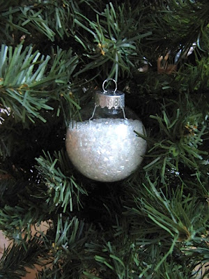 clear glass Christmas ornaments