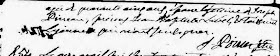 Marguerite Bouvret burial record of 1829 part 2