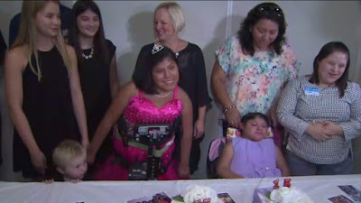 1a9 Formerly Conjoined Twins Josie Hull and Teresa Cajas celebrate 15th birthday