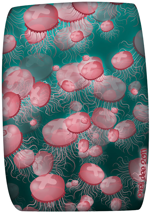 banc de méduse