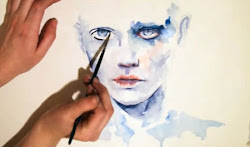 watercolor painting speed portrait lessons drawing