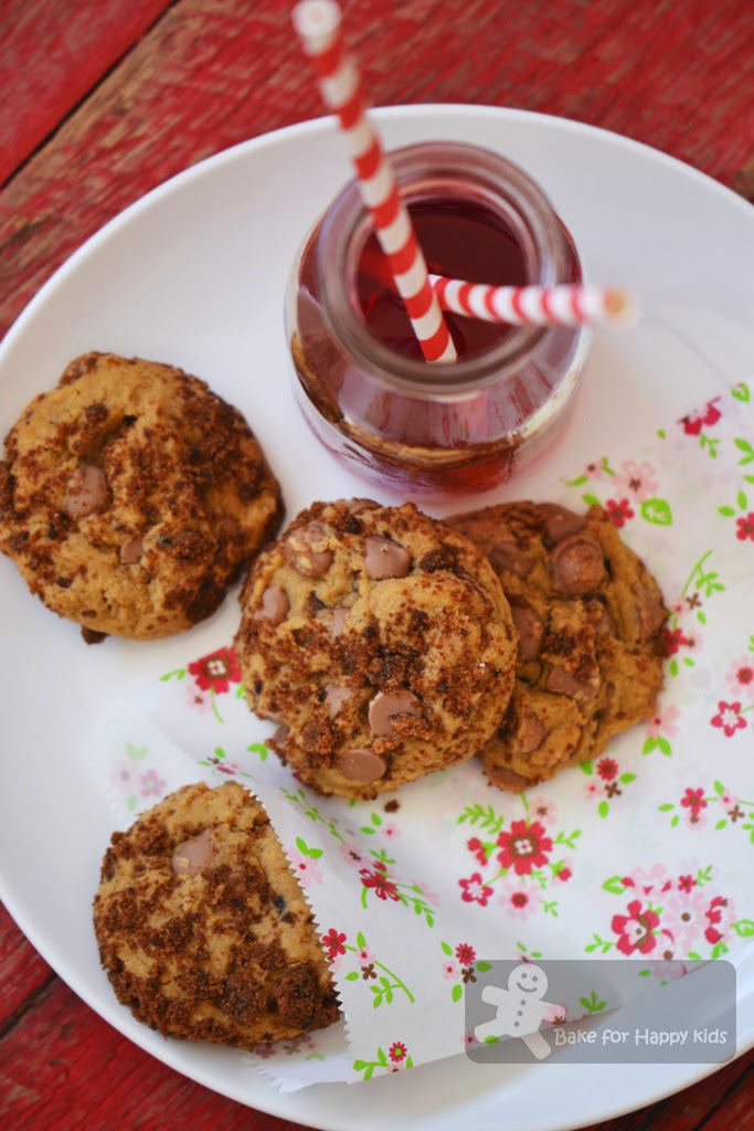 brown sugar butterscotch cookies with caramel chips