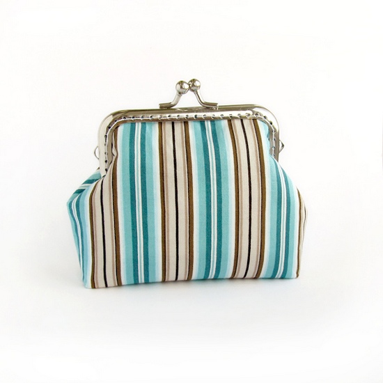 Striped purses, кошельки в полоску