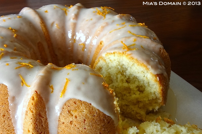 Mia's Domain: Gluten Free Coconut Orange Bundt Cake