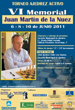 6º Memorial Juan Martín De La Nuez, 6-8-10 junio