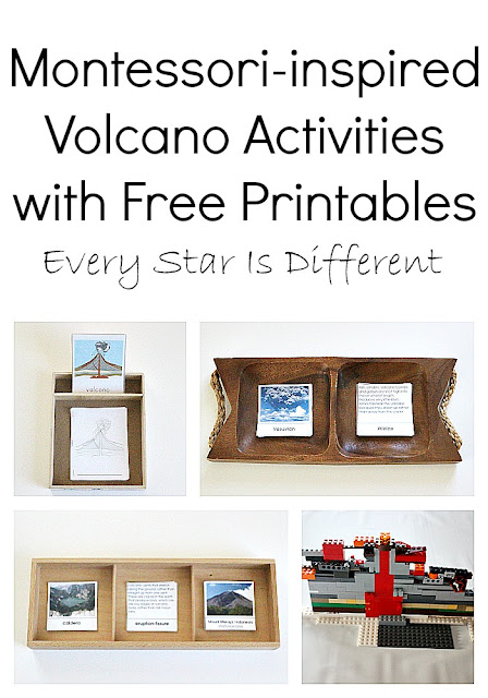 Montessori-inspired Volcano Activities with Free Printables - Every