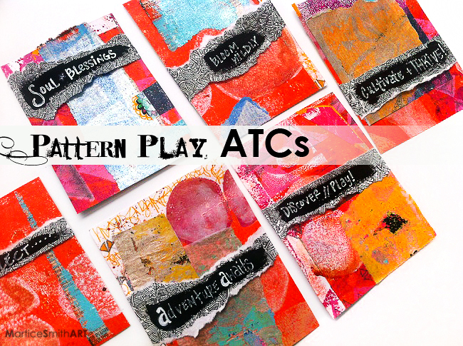  Pattern Play ATCs by Artist Martice Smith II