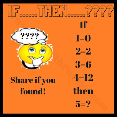 If 1=0, 2=2, 3=6, 4=12 Then 5=?. Can you solve this Logic Puzzle or Math Question for Middle School Students?