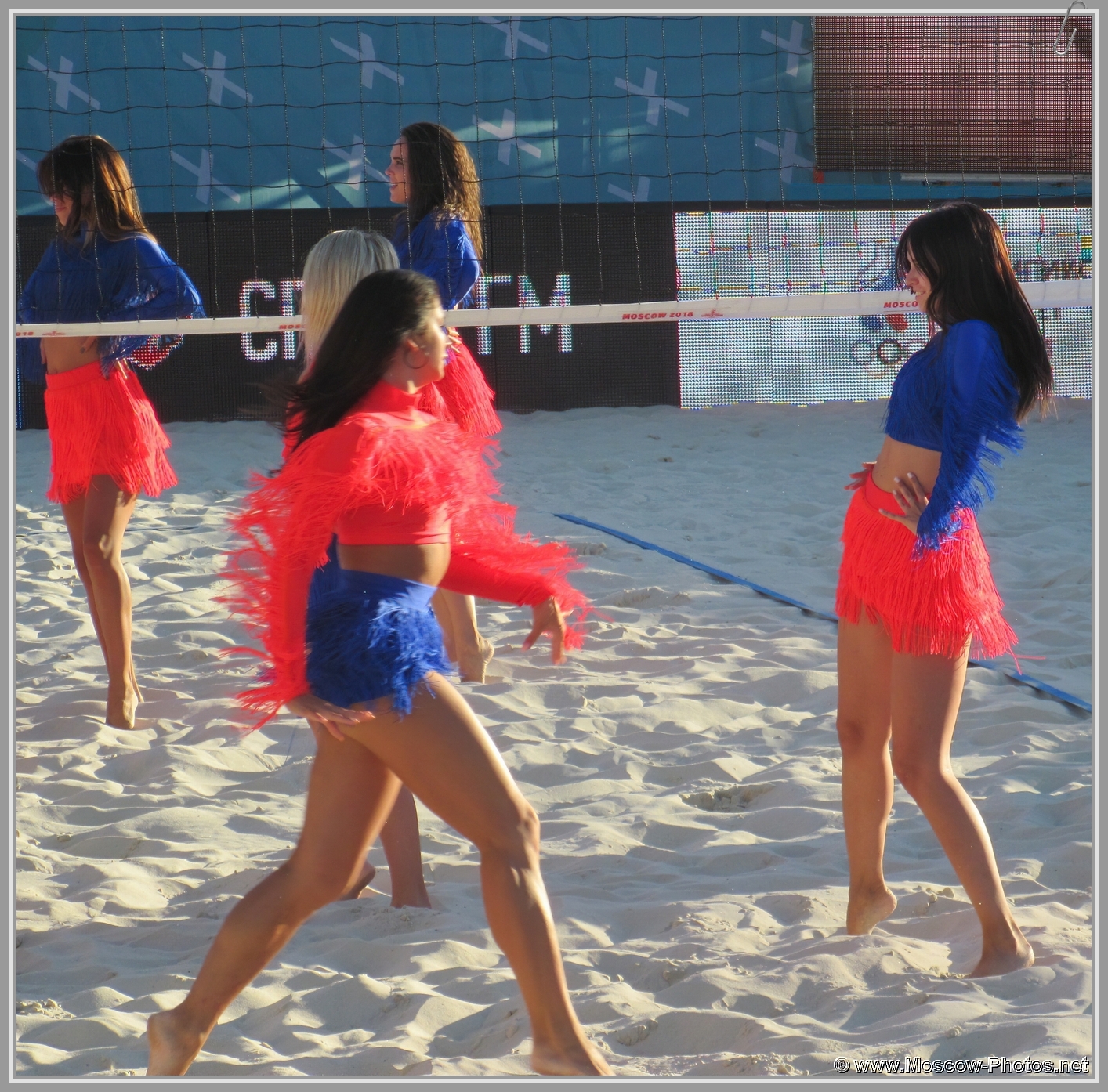 Beach Volleyball Cheerleaders Moscow Photos, Pictures of Moscow...