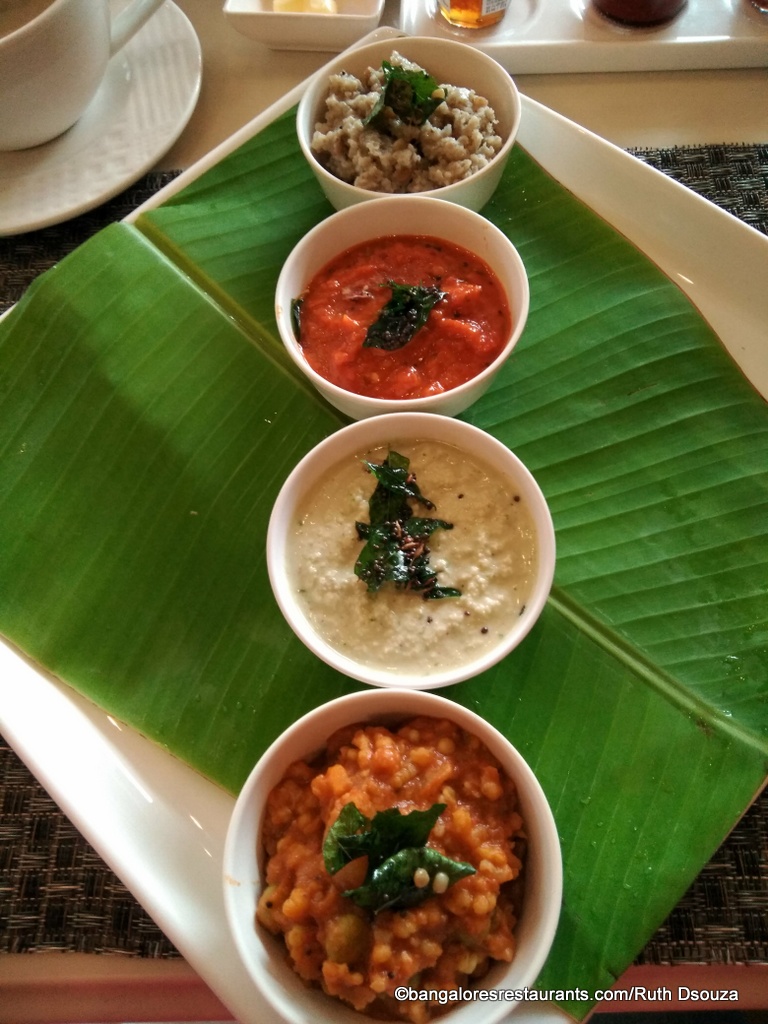 Bangalore restaurants Food and Travel A Millet Breakfast at Taj