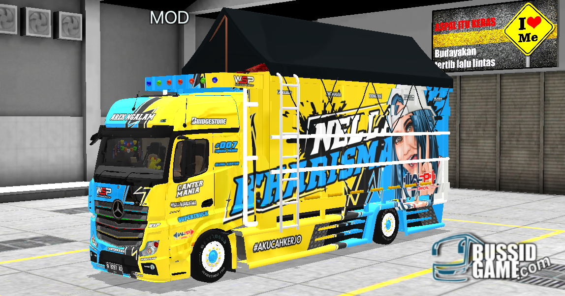 Livery Truck Canter Wsp Bussid - livery truck anti gosip