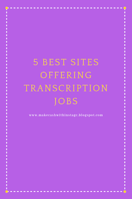 5 best sites offering transcription jobs