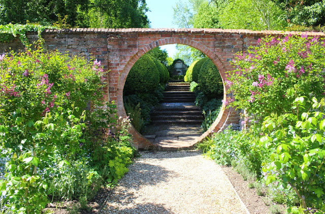 The moongate at West Green House Garden