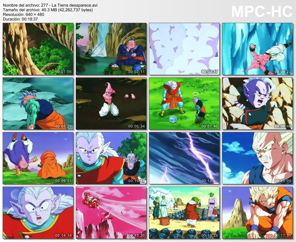 Todo Dragon Ball En Hd Dragon Ball Z Capitulo 277 La Tierra Desaparece