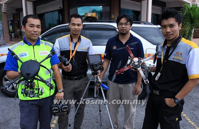 Miros, guna, Quadcopter, Kajang, Institut Penyelidikan Keselamatan Jalan Raya Malaysia, Malaysia