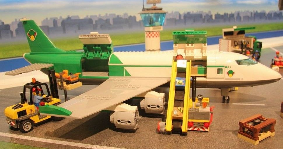 lego cargo terminal plane