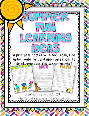 Freebielicious: Summer Fun Printable Packet