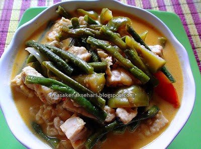 Resep Kacang Panjang Tempe Kuah Santan Cara Memasak Kacang Panjang Tempe Resep Kuah Santan Pedas