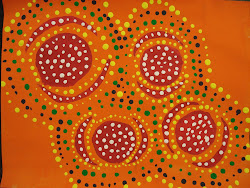 dot aboriginal painting dots clement mrs object dry once around