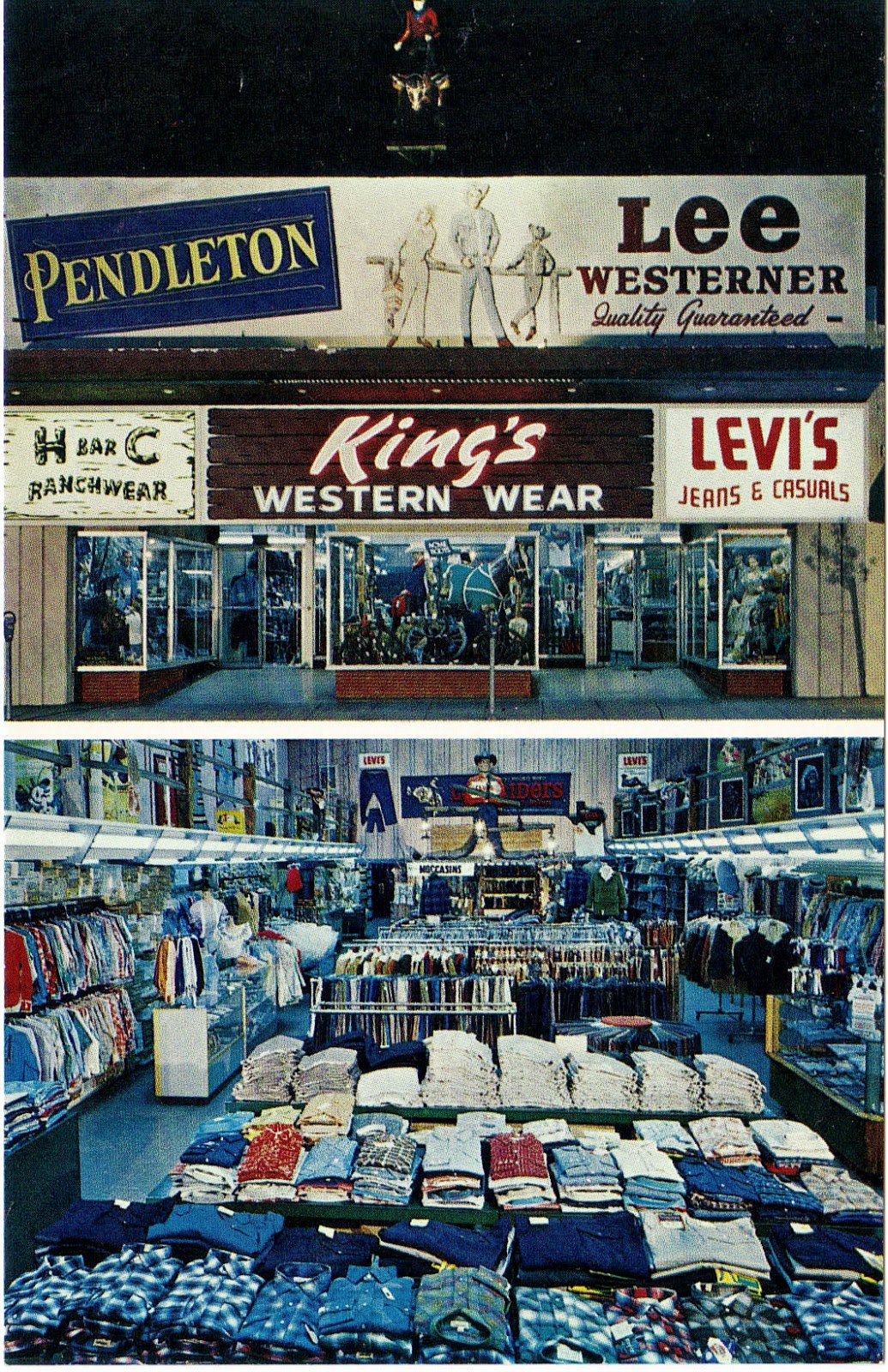 King's Western Wear in Van Nuys Postcard | San Fernando Valley Blog