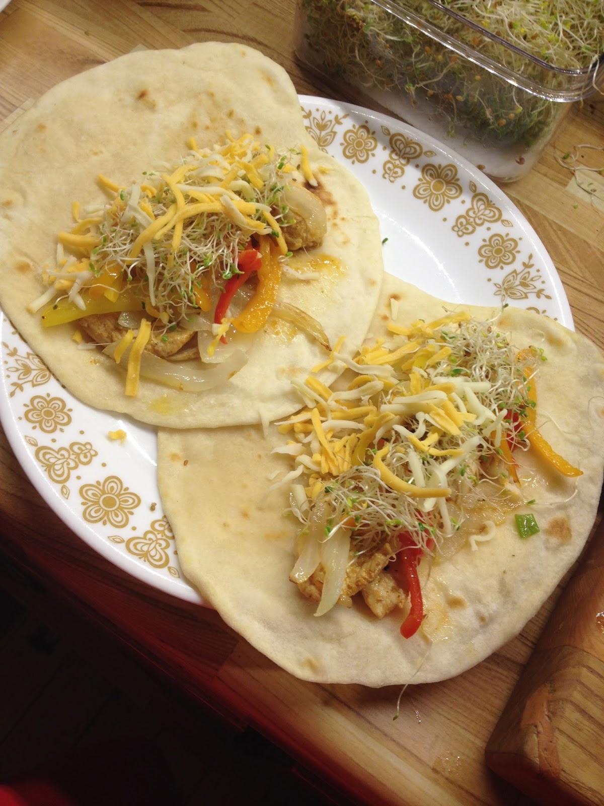 Riverside Haven Country Cooking Flour Tortillas (Chicken Fajitas)
