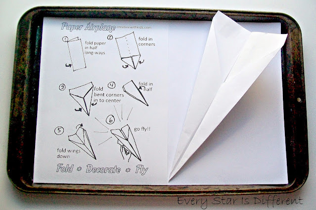 Airplane Activities for Kids: Paper Airplane Activity