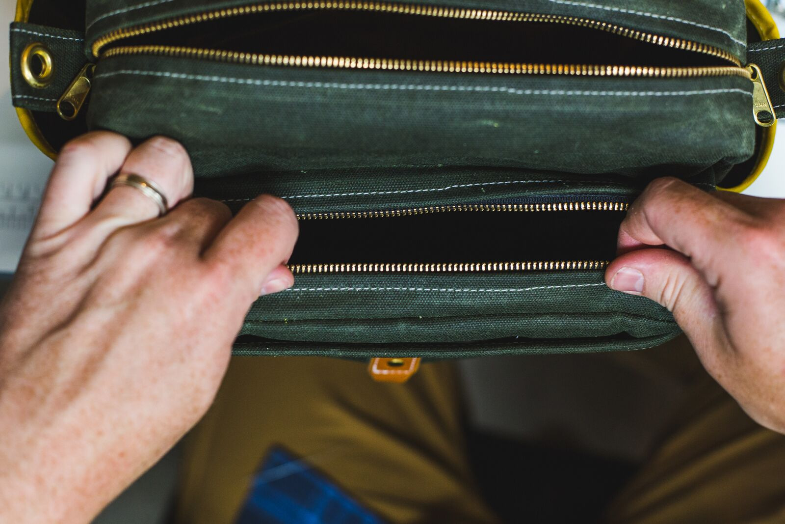 The Fiberglass Manifesto EMERGER FLY FISHING Cameron Side Bag