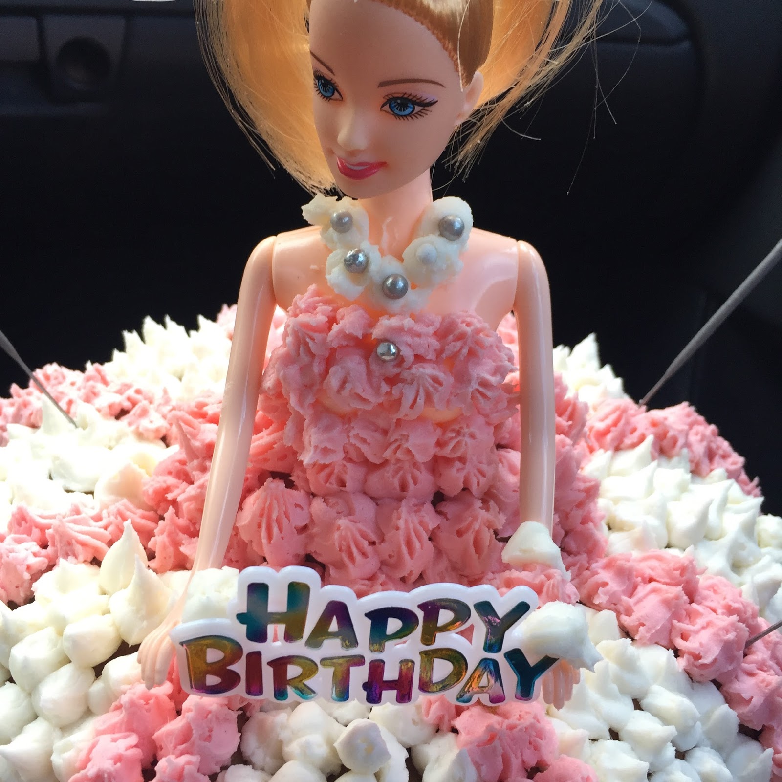 Here And There Barbie Doll Cake