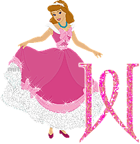 Abecedario de Cenicienta con Vestido Rosa. Cinderella in Pink, Abc. - Oh my  Alfabetos!