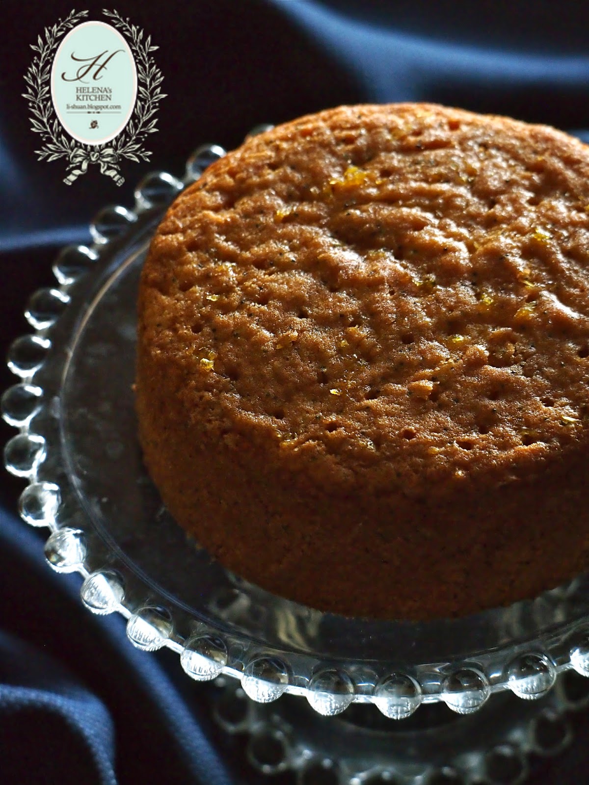 Helena's Kitchen 柠檬罌粟籽牛油蛋糕 （Lemon Poppy Seed Butter Cake）