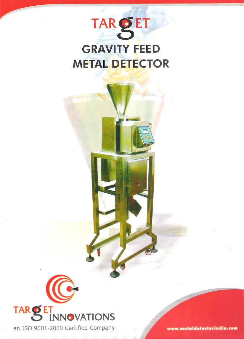 Gravity Feed Metal Detector for Food Processing Industry