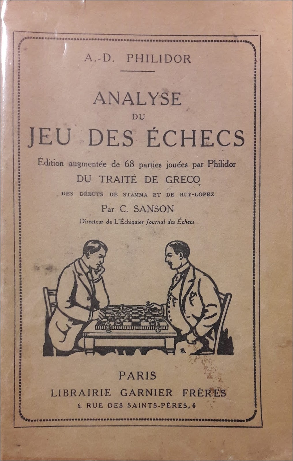 1713. Chess. Le Jeu Des Eschets the Game of Chess 