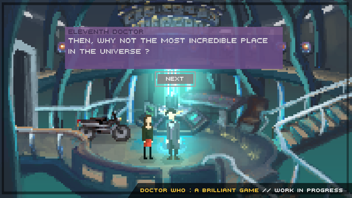 Doctor Who : A Brillian Fan Game pixel art game immudelki eleventh doctor with clara