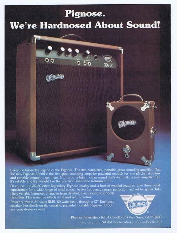 The Unique Guitar Blog: The Pignose Amp