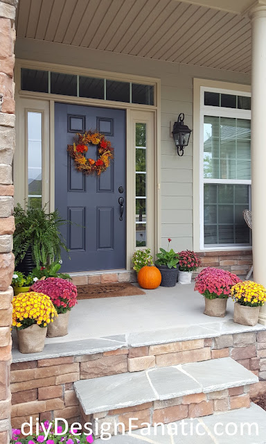 Fall, fall porch, cottage, cottage style, farmhouse, farmhouse style, Ikea, Craftberrybush,