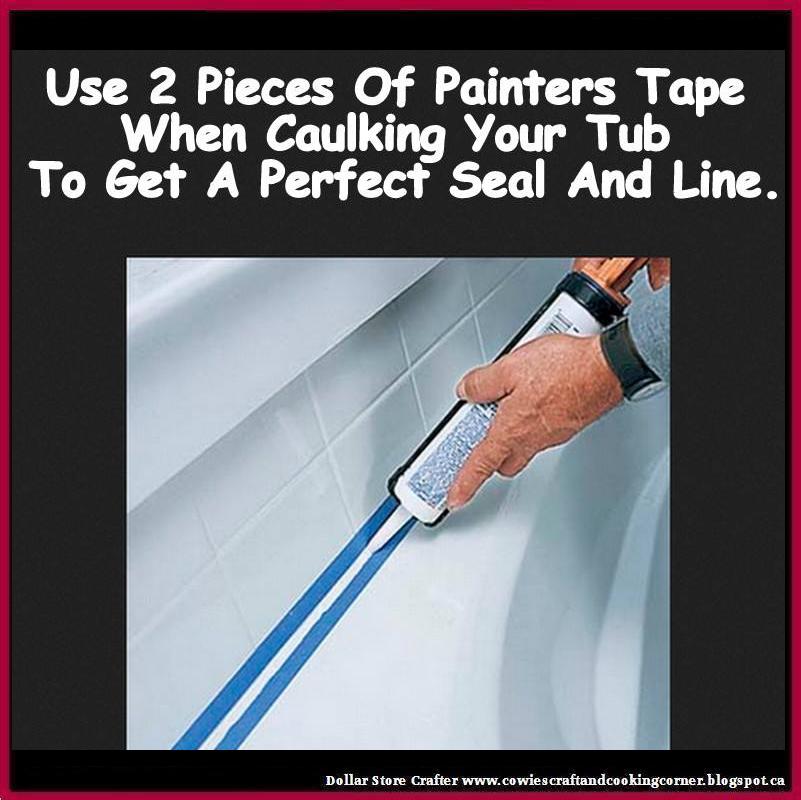 Dollar Store Crafter How To Caulk Perfectly