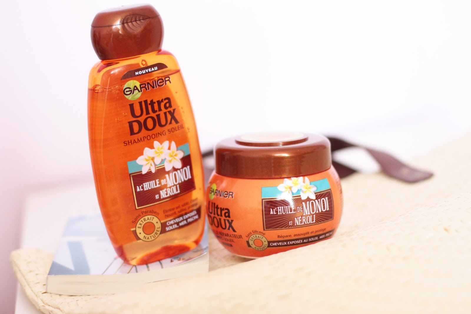 Ultra Doux shampooing et masque soleil à l'Huile de Monoï et de Neroli